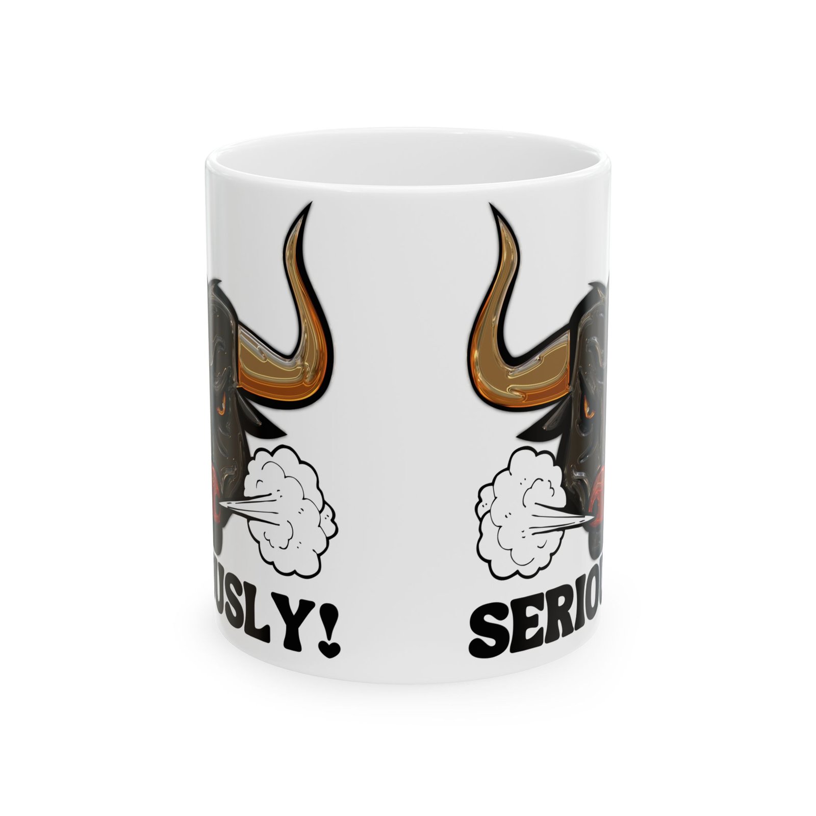 Angry Raging Bull Mug – Fierce and Bold Design for Those Who Mean Business – 11oz or 15oz Ceramic Coffee CupCeramic Mug, - Image 6