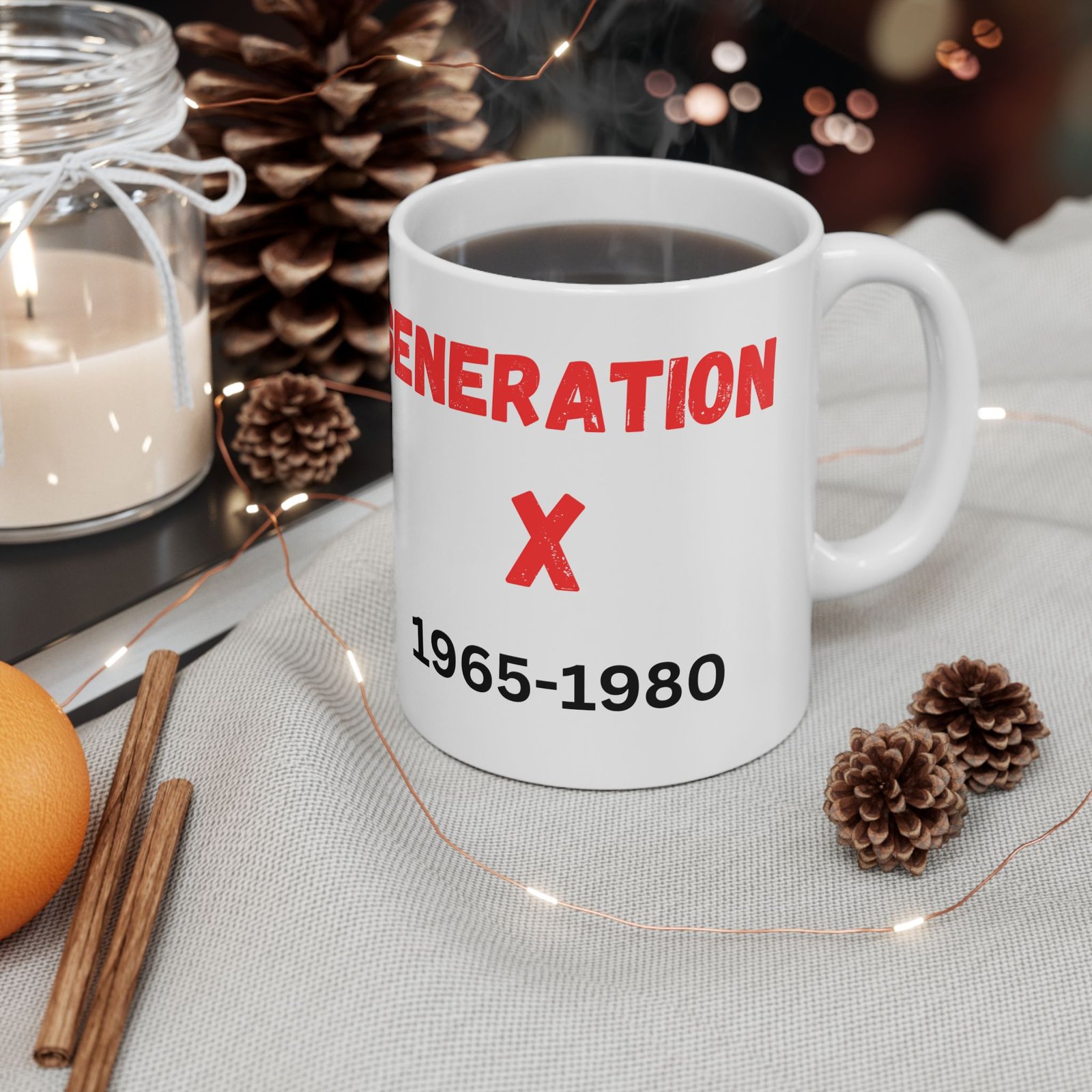 Gen X Fueled by Coffee and Sarcasm Mug – Funny Coffee Mug for Gen Xers | Available in 11 oz & 15 oz - Image 10