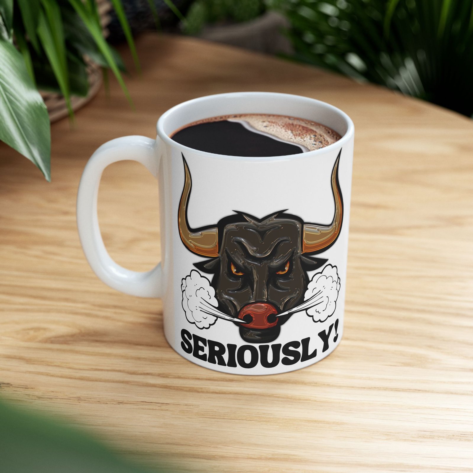 Angry Raging Bull Mug – Fierce and Bold Design for Those Who Mean Business – 11oz or 15oz Ceramic Coffee CupCeramic Mug, - Image 11