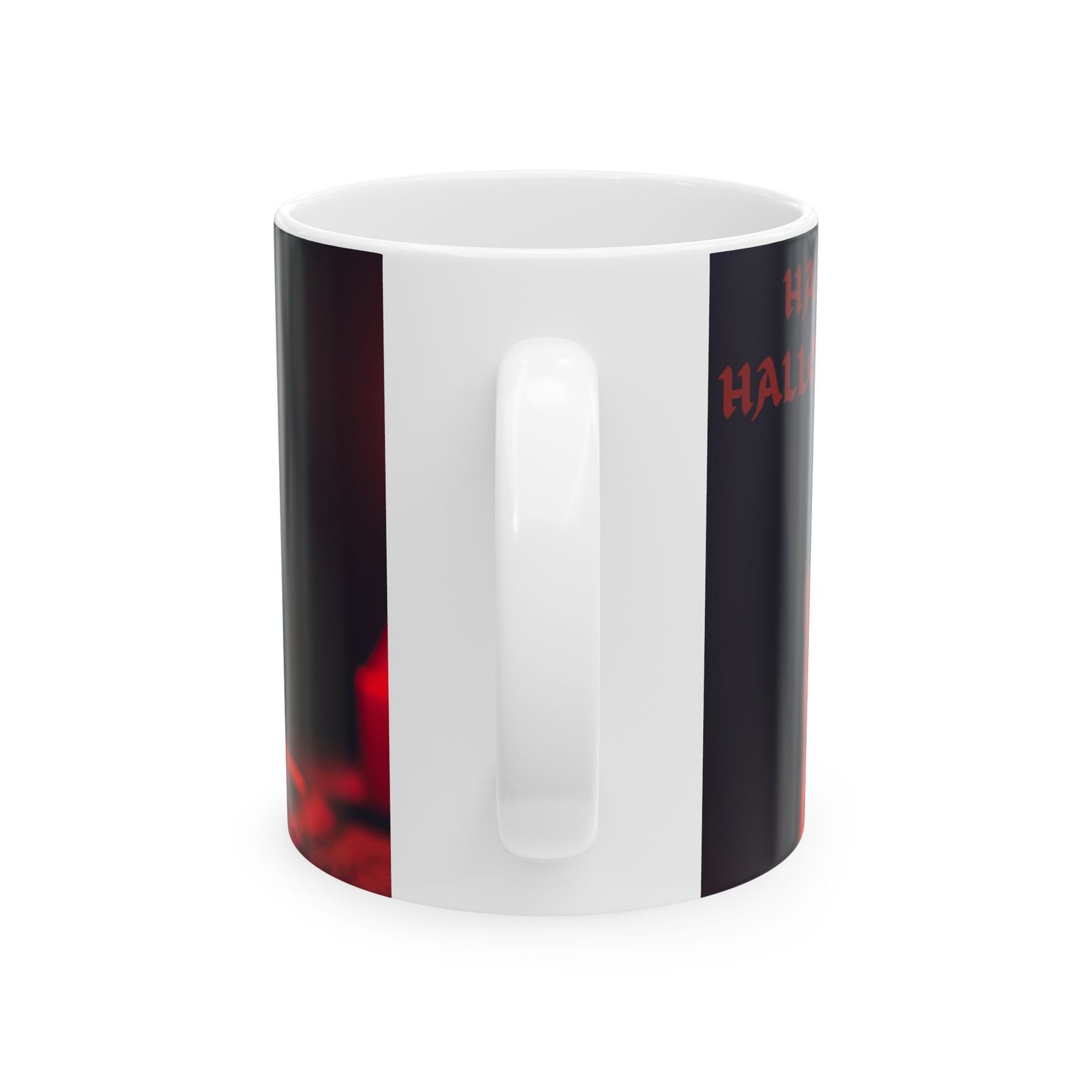 Halloween Skeletons Mug – Gothic Skull Design, Spooky "Happy Halloween" – for Halloween Season – Available in 11oz & 15oz - Image 2