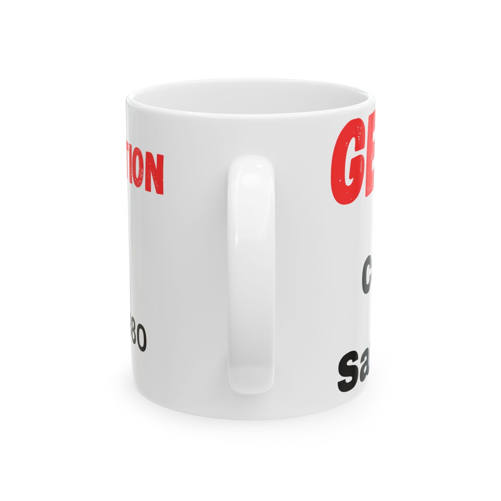 Gen X Fueled by Coffee and Sarcasm Mug – Funny Coffee Mug for Gen Xers | Available in 11 oz & 15 oz - Image 7