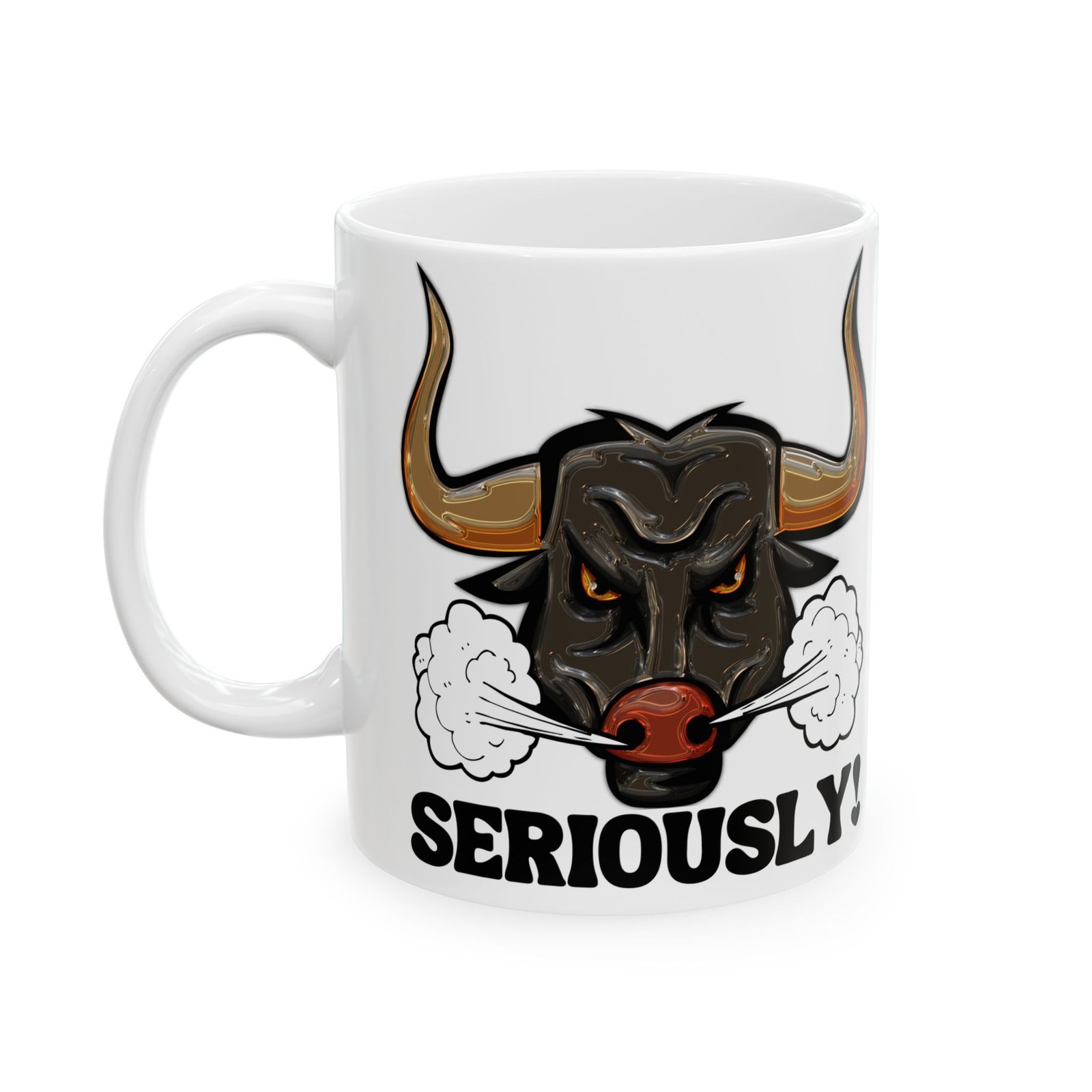 Angry Raging Bull Mug – Fierce and Bold Design for Those Who Mean Business – 11oz or 15oz Ceramic Coffee CupCeramic Mug, - Image 8