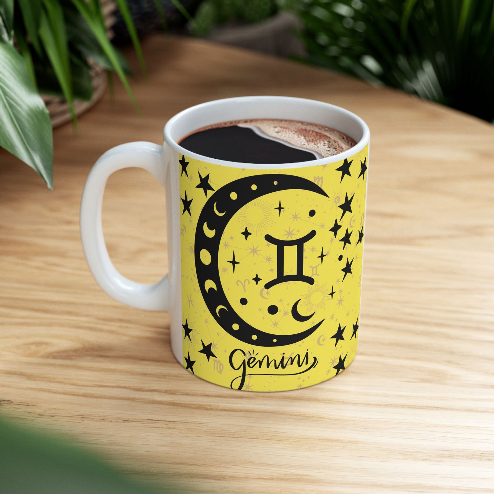 Gemini Zodiac Mug – May 22 to June 21, Yellow Star Sign Mug, Gift for Gemini, Featuring Positive & Negative Traits - Image 5
