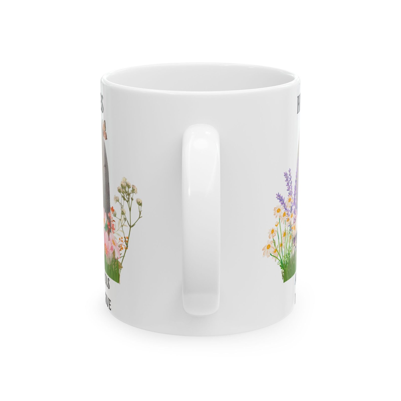 Here Lies All the Fucks I Used to Give" Mug – Funny, Sarcastic Coffee Cup with RIP, Skulls, and Flowers (11 oz & 15 oz) - Image 7