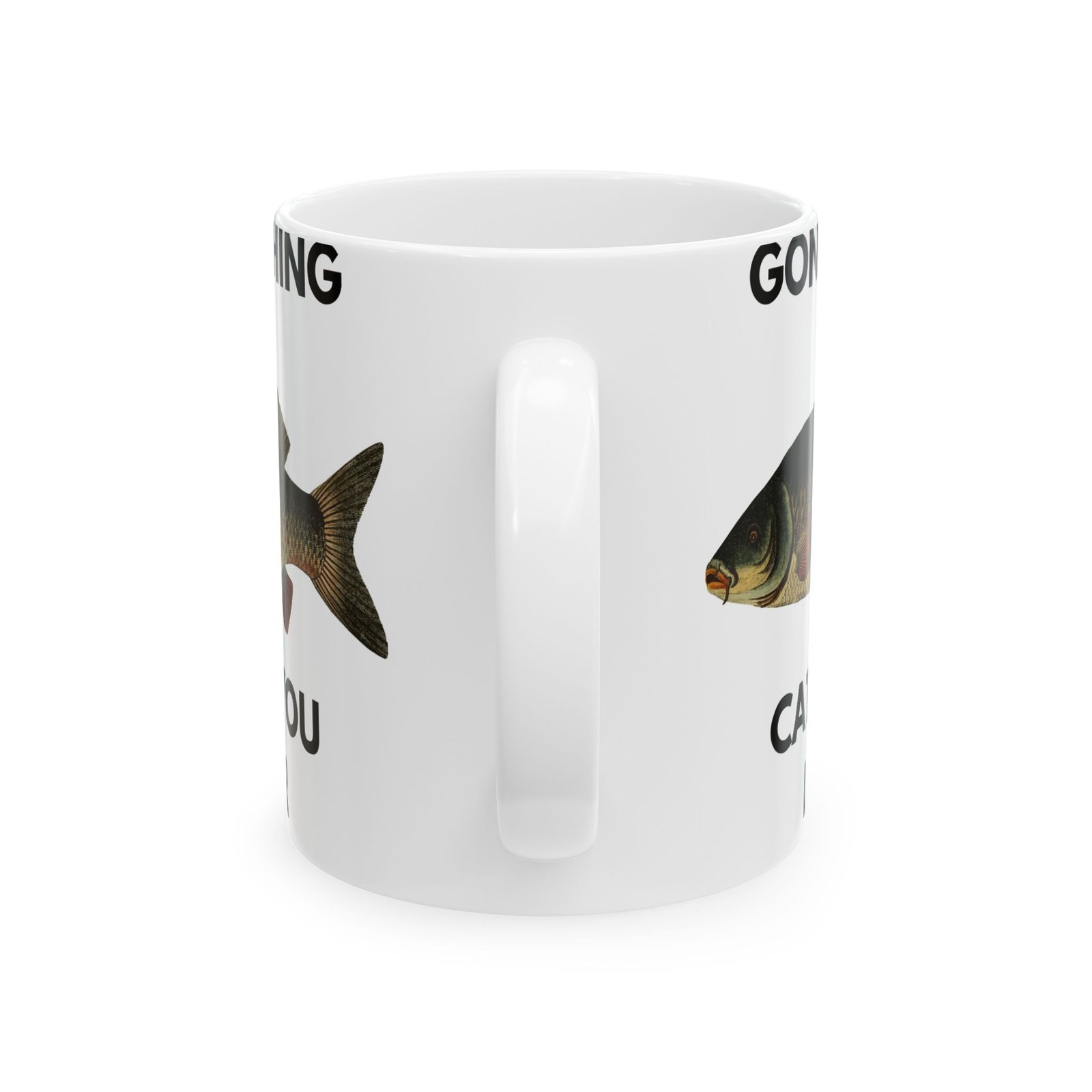 GoneFishing, Catch You Later" - Fisherman Mug with Beautiful Carp Design Ceramic Mug, (11oz, 15oz) - Image 6
