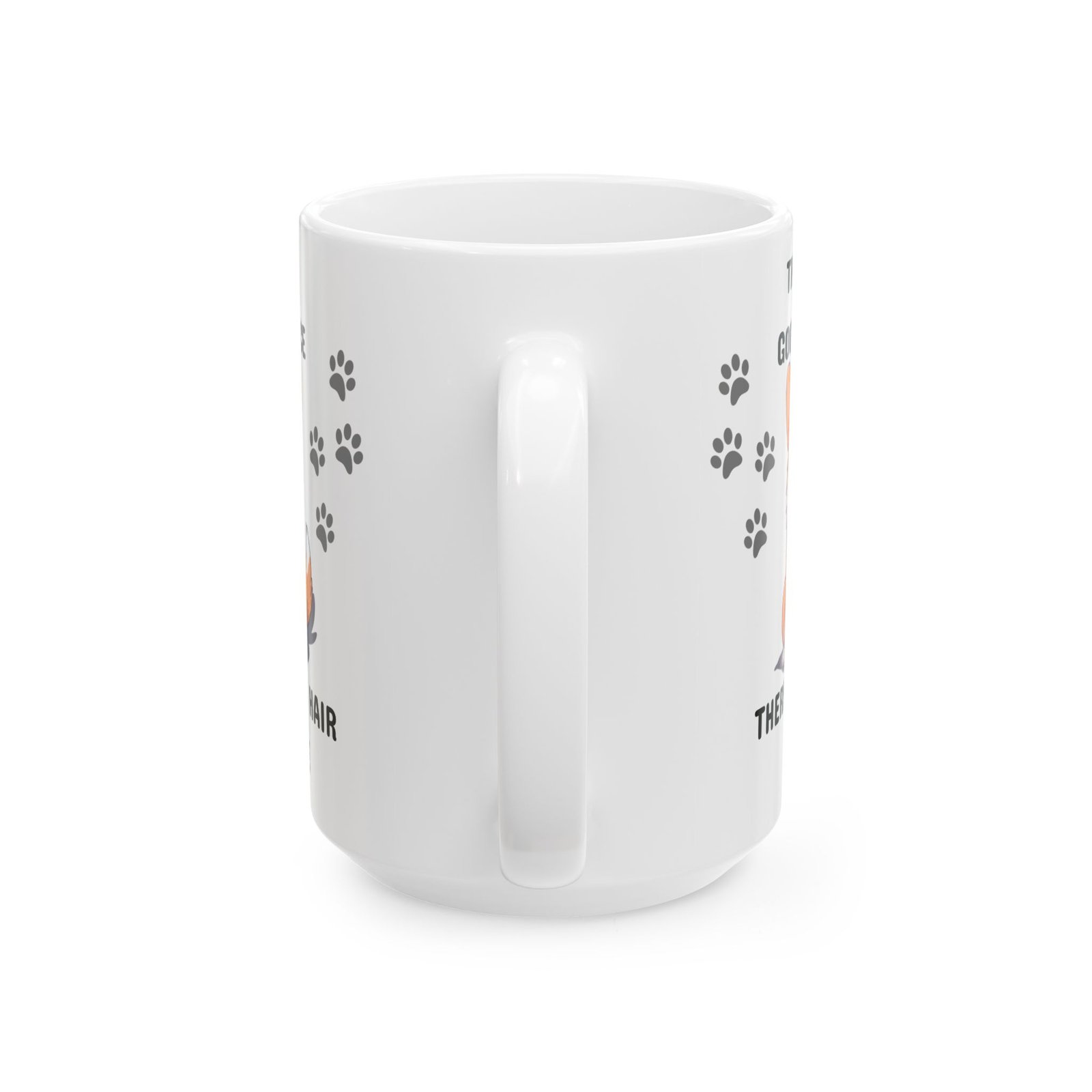 There’s a Good Chance There’s Dog Hair in Here" Mug – Funny, Cute, and Cheeky Dog Lover Gift | 11oz & 15oz Ceramic Mug, - Image 3