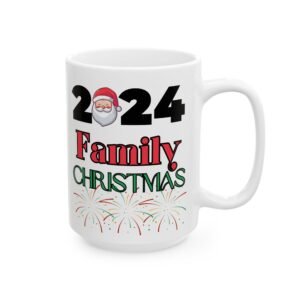 2024 Family Christmas Mug – Festive Holiday Ceramic Cup with Customizable Designs, Seasonal Coffee and Cocoa Mug Ceramic Mug
